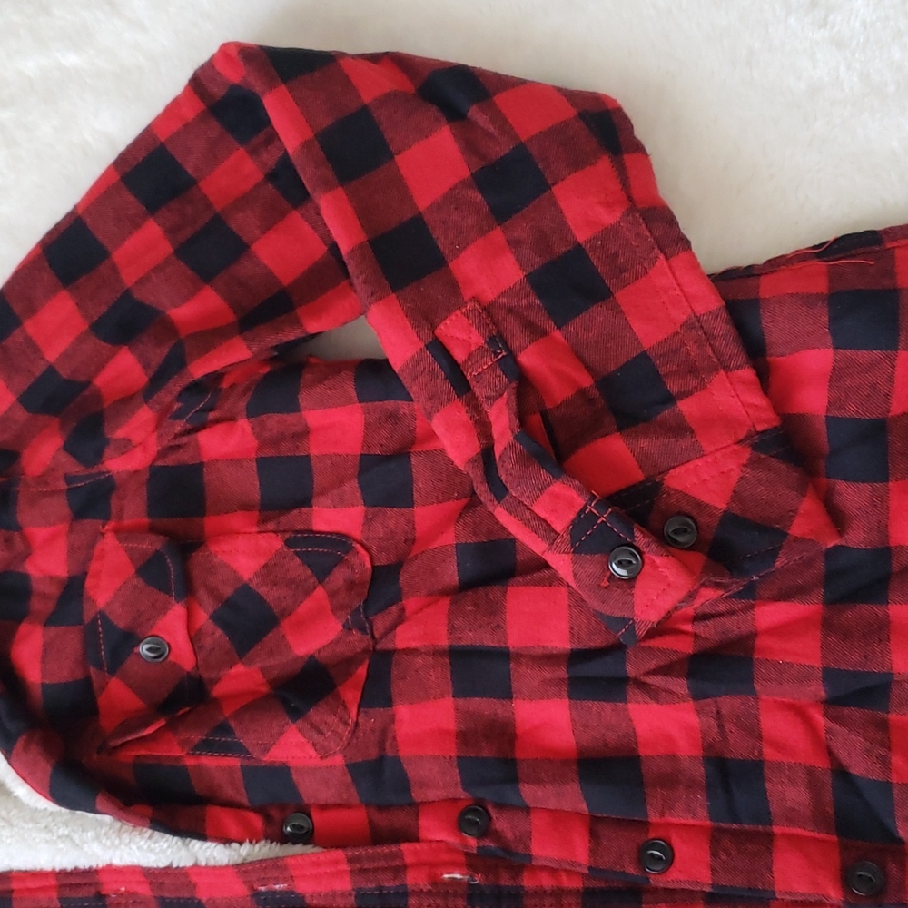 Checkered Warm Jacket - image 3